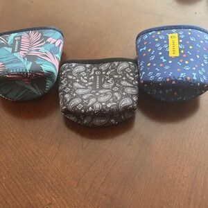 EUC set of 3 small Sok it (Javasok) ice coffee sleeves